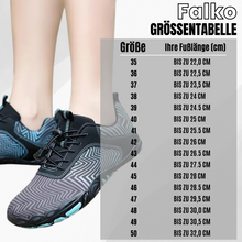 Lade das Bild in den Galerie-Viewer, FALKO - ergonomische, schmerzlindernde & wasserabweisende Barfußschuhe für sicheres, gelenkschonendes Gehen für Senioren