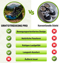 Lade das Bild in den Galerie-Viewer, OrthoTrekking Pro - ergonomische & schmerzlindernde Trekking u.-Wanderschuhe