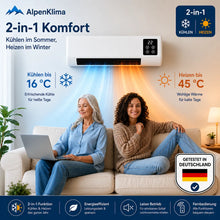 Lade das Bild in den Galerie-Viewer, AlpenKlima – Tragbare Klimaanlage & Heizung ohne Installation | 2-in-1 | Bis 51 m²