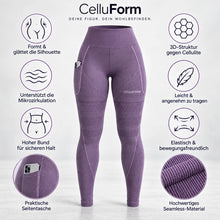 Lade das Bild in den Galerie-Viewer, CelluForm 3D Anti-Cellulite-Leggings