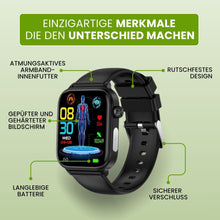Lade das Bild in den Galerie-Viewer, GlucoCare SOS – Smartwatch mit SOS & Sturzerkennung inkl. Zuckerwerte immer im Blick