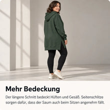 Lade das Bild in den Galerie-Viewer, KuschelLiebe – der extra lange Wohlfühlhoodie | deckenweich, warm & figurschmeichelnd