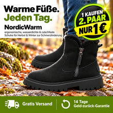 Lade das Bild in den Galerie-Viewer, NordicWarm - ergonomische, wasserdichte & rutschfeste Schuhe für Herbst & Winter zur Schmerzlinderung | 1-€ Aktion
