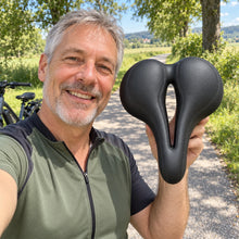 Lade das Bild in den Galerie-Viewer, OrthoRide – ergonomischer Fahrradsattel mit Druckentlastungskanal | gegen Taubheit, Sitz- und Steißbeinschmerzen