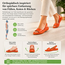 Lade das Bild in den Galerie-Viewer, OrthoSandale — Schmerzlindernde Komfort-Sandalen | Rutschfest & Federleicht
