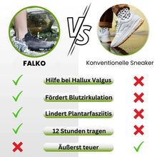 Lade das Bild in den Galerie-Viewer, FALKO - ergonomische, schmerzlindernde & wasserabweisende Barfußschuhe für sicheres, gelenkschonendes Gehen für Senioren