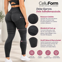 Lade das Bild in den Galerie-Viewer, CelluForm 3D Anti-Cellulite-Leggings