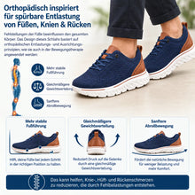 Lade das Bild in den Galerie-Viewer, FeelFree Gentleman – Orthopädischer Herren-Komfortschuh | Rutschfest & Schmerzlindernd