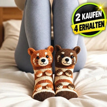 Lade das Bild in den Galerie-Viewer, HUGGY Socken – Nie mehr kalte Füße nur noch HUGGY - Einheitsgröße-Unisex | Handgefertigt