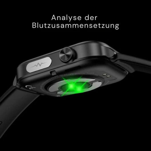 GlucoCare Blutzucker-Gesundheitsuhr – Für Ernährung, Stoffwechsel & Blutzucker-Trends im Alltag
