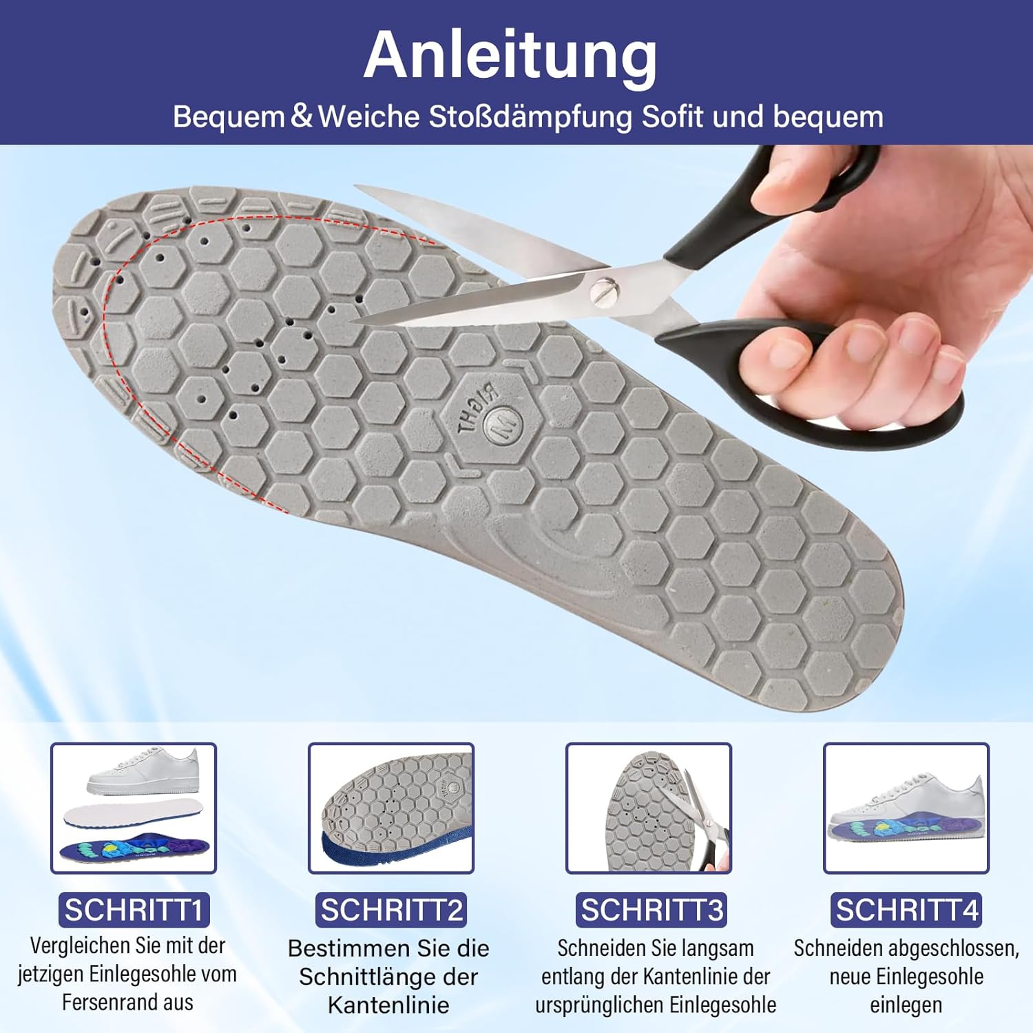 VitalSole - Einlegesohlen für mehr Energie & Unterstützung beim Abnehmen