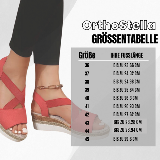 OrthoStella - Schmerzlindernde Komfort-Sandalen | Rutschfest & Federleicht