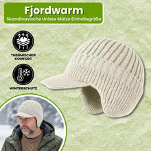 Lade das Bild in den Galerie-Viewer, Fjordwarm – Skandinavische Wintermütze mit Ohrenschutz (Unisex-Einheitsgröße)
