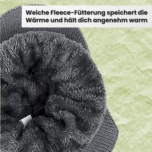 Fjordwarm – Skandinavische Wintermütze mit Ohrenschutz (Unisex-Einheitsgröße)