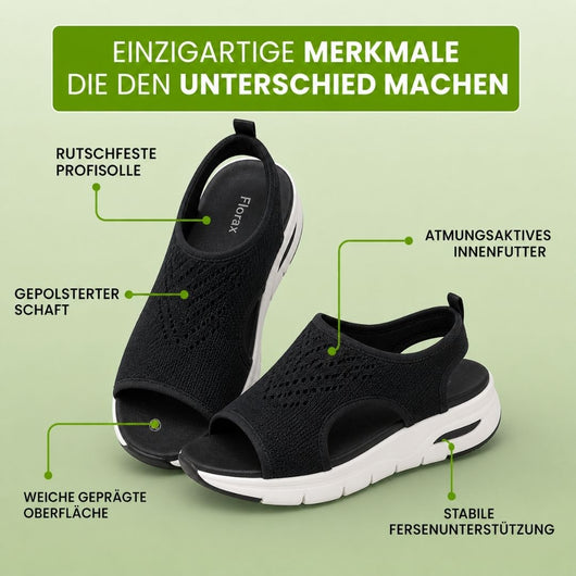 Florax Sandalen - schmerzlindernde Komfortsandalen | Ergonomisches Design