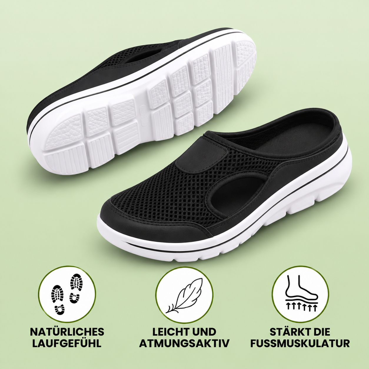 Footstep Pro - ergonomische schmerzlindernde Komfort-Schuhe