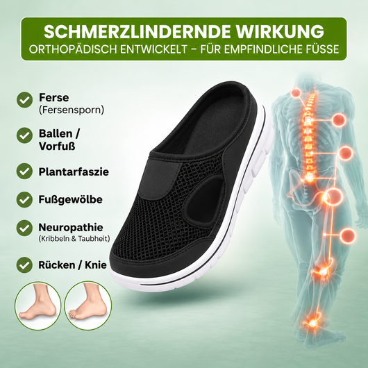 Footstep Pro - ergonomische schmerzlindernde Komfort-Schuhe