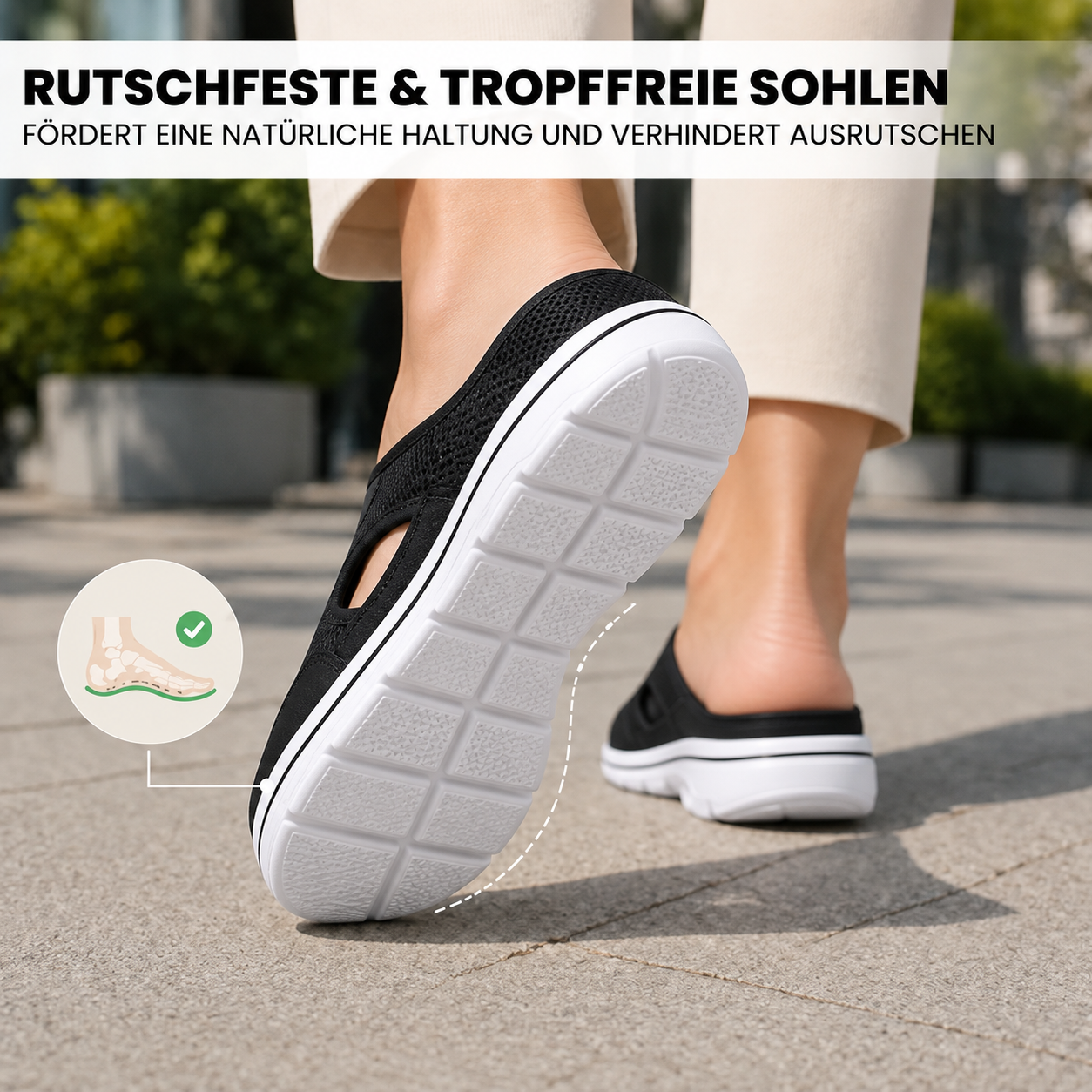 Footstep Pro - ergonomische schmerzlindernde Komfort-Schuhe