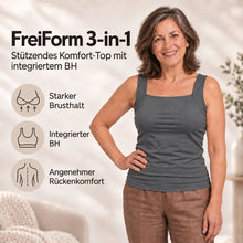 Lade das Bild in den Galerie-Viewer, FreiForm 3-in-1 – stützendes Komfort-Top mit integriertem BH | starker Brusthalt &amp; angenehmer Rückenkomfort
