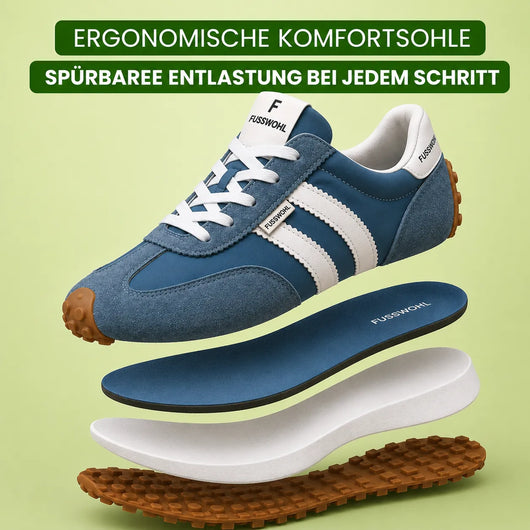 Fusswohl - ergonomische Schmerzlinderungs-Schuhe | Federleicht & Rutschfest
