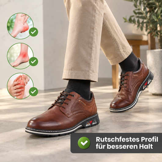 Gatsby Premium – Ergonomischer & Eleganter Business-Schuh zur Schmerzlinderung