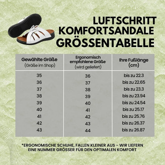 LuftSchritt Komfortsandale
