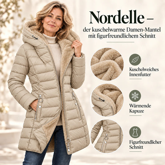 Nordelle – der Wintermantel, der wärmt und der Figur schmeichelt