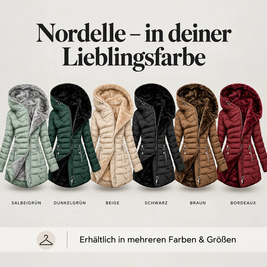Nordelle – der Wintermantel, der wärmt und der Figur schmeichelt