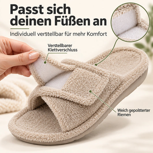 Orthofit - orthopädische Winter-Slipper | Rutschfest, Weich & Schmerzlindernd