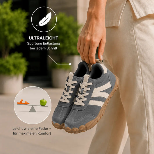 SafeStep NaturGang – Natürlicher & ergonomischer Barfußschuh | Wasserdicht & Rutschfest