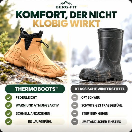 ThermoBoots – Wasserdichte Allwetter-Ganzjahresstiefel | Rutschfest & Schmerzlindernd