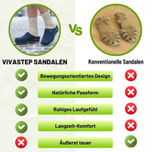 Lade das Bild in den Galerie-Viewer, Vivastep - Anatomisch stützende Komfortsandalen | Ergonomisches Design