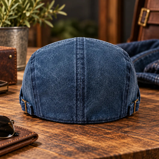 Vintage Jeans-Schiebermütze