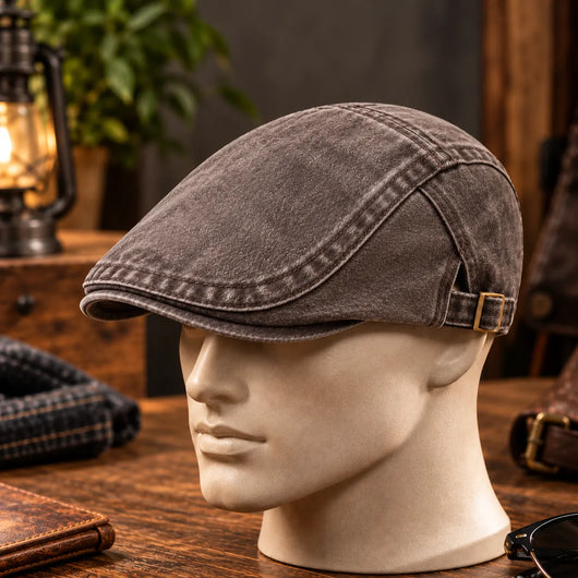 Vintage Jeans-Schiebermütze