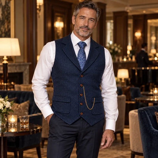Windsor – formende Komfortweste für Herren | Elegant & ultrabequem