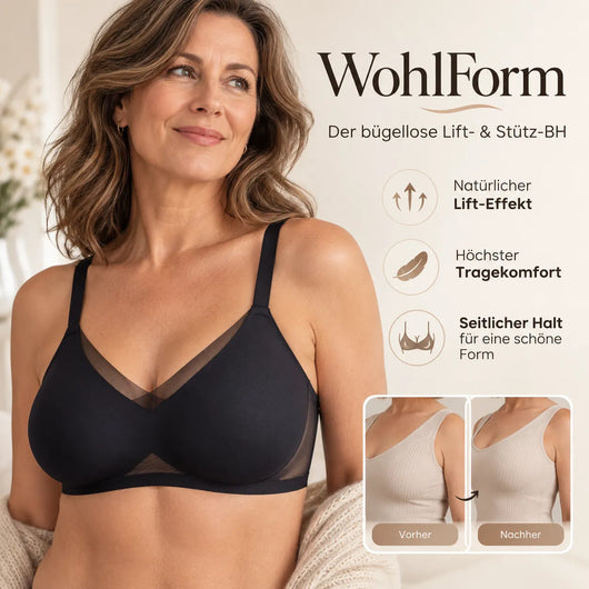 WohlForm - Der bügellose Lift- & Stütz-BH