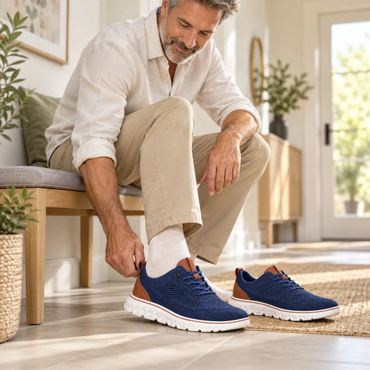 FeelFree Gentleman – Orthopädischer Herren-Komfortschuh | Rutschfest & Schmerzlindernd