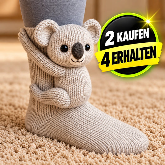 HUGGY Socken  – Nie mehr kalte Füße nur noch HUGGY - Einheitsgröße-Unisex | Handgefertigt