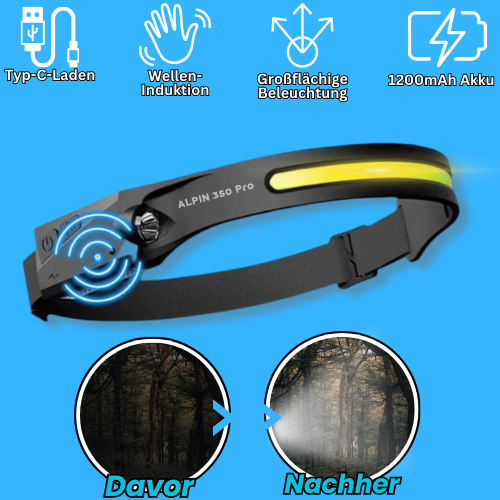 ALPIN 350 Pro - LED Stirnlampe - Original